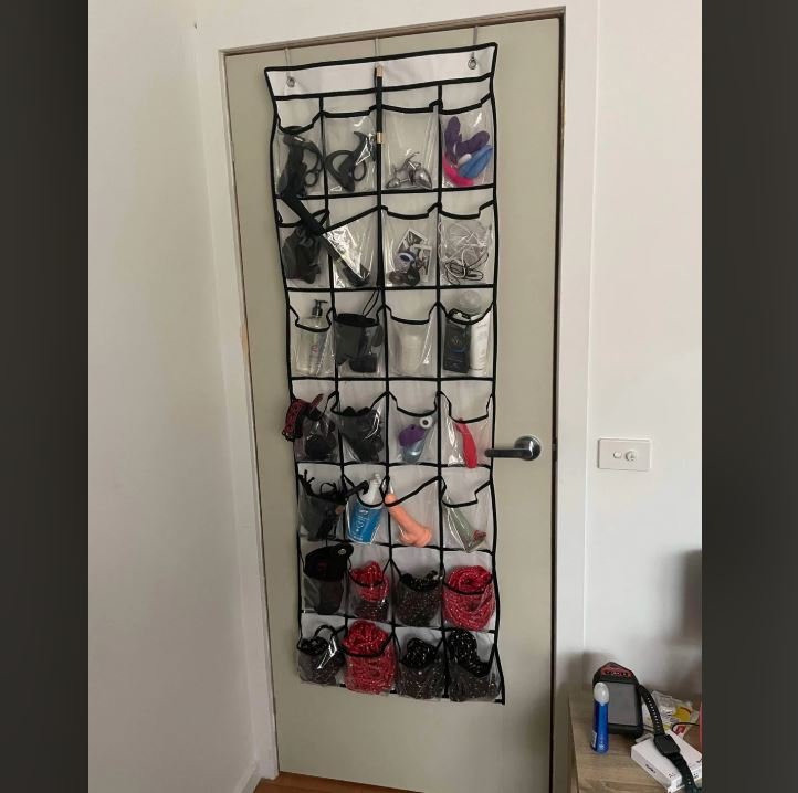 over door sex toy holder